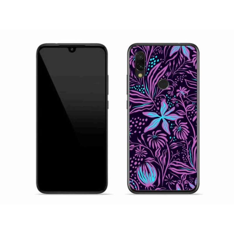 Gelový kryt mmCase na mobil Xiaomi Redmi 7 - květiny 2