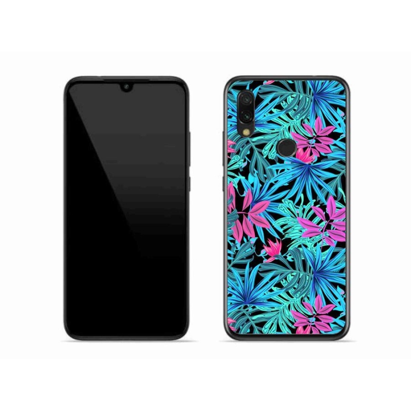 Gelový kryt mmCase na mobil Xiaomi Redmi 7 - květiny 3