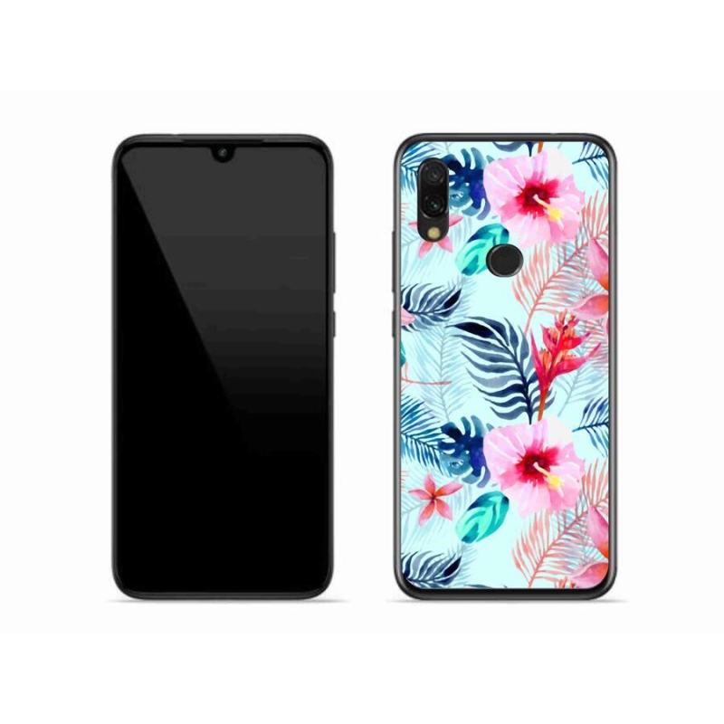 Gelový kryt mmCase na mobil Xiaomi Redmi 7 - květiny