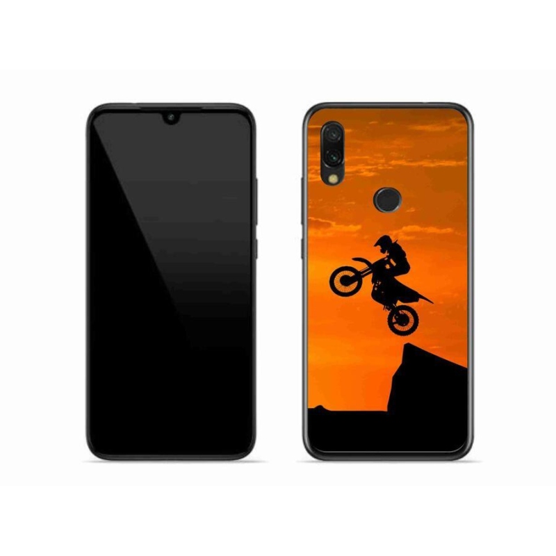 Gelový kryt mmCase na mobil Xiaomi Redmi 7 - motocross
