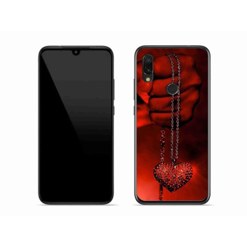 Gelový kryt mmCase na mobil Xiaomi Redmi 7 - náhrdelník