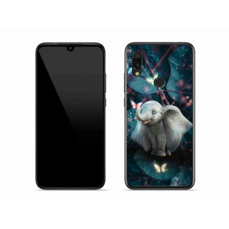 Gelový kryt mmCase na mobil Xiaomi Redmi 7 - roztomilý slon