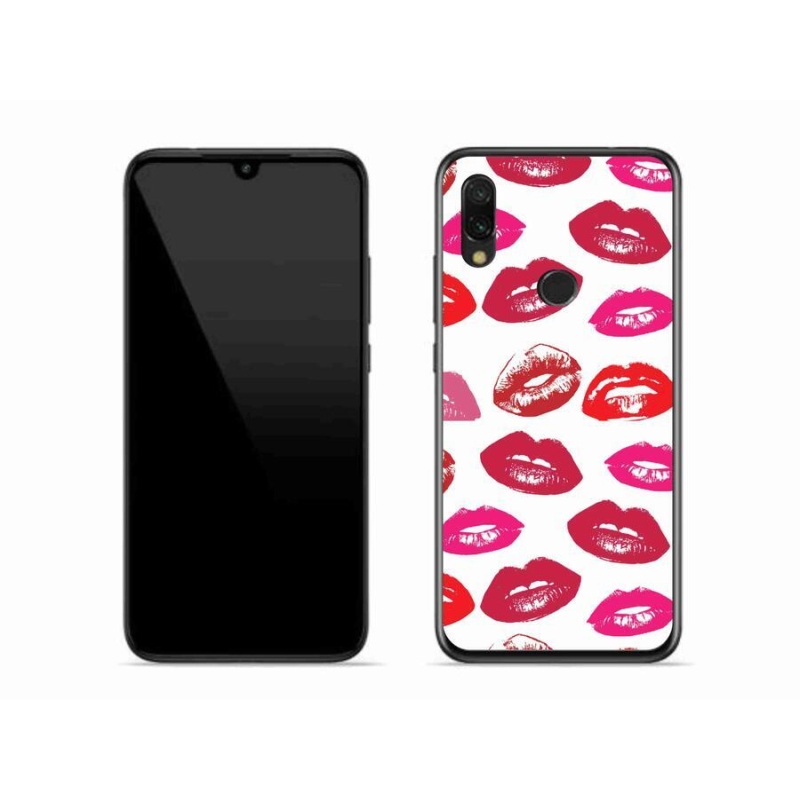 Gelový kryt mmCase na mobil Xiaomi Redmi 7 - rty