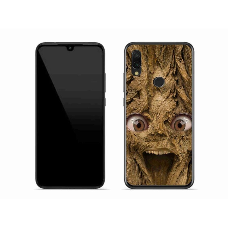 Gelový kryt mmCase na mobil Xiaomi Redmi 7 - veselý strom s očima