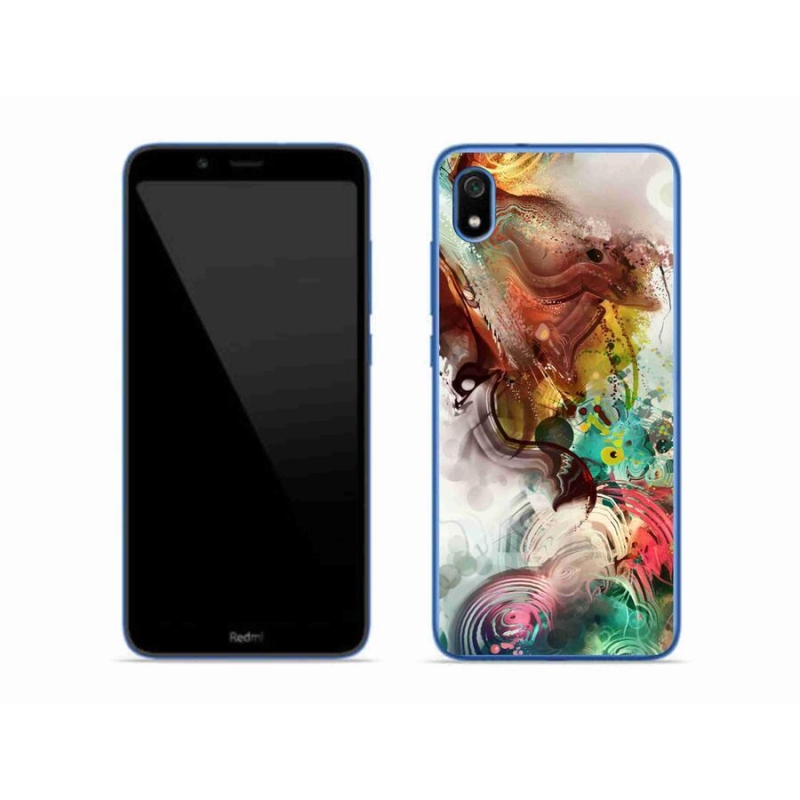 Gelový kryt mmCase na mobil Xiaomi Redmi 7A - abstrakt 1