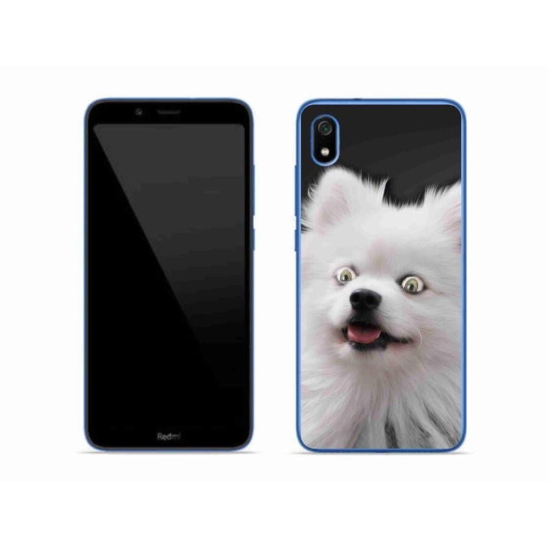 Gelový kryt mmCase na mobil Xiaomi Redmi 7A - bílý špic
