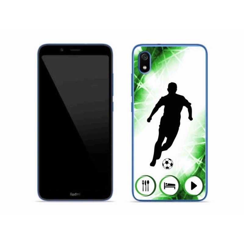Gelový kryt mmCase na mobil Xiaomi Redmi 7A - fotbalista