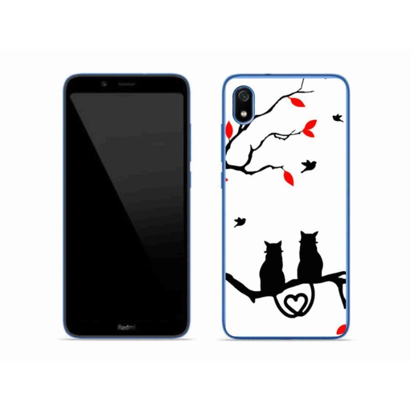 Gelový kryt mmCase na mobil Xiaomi Redmi 7A - kočičí láska