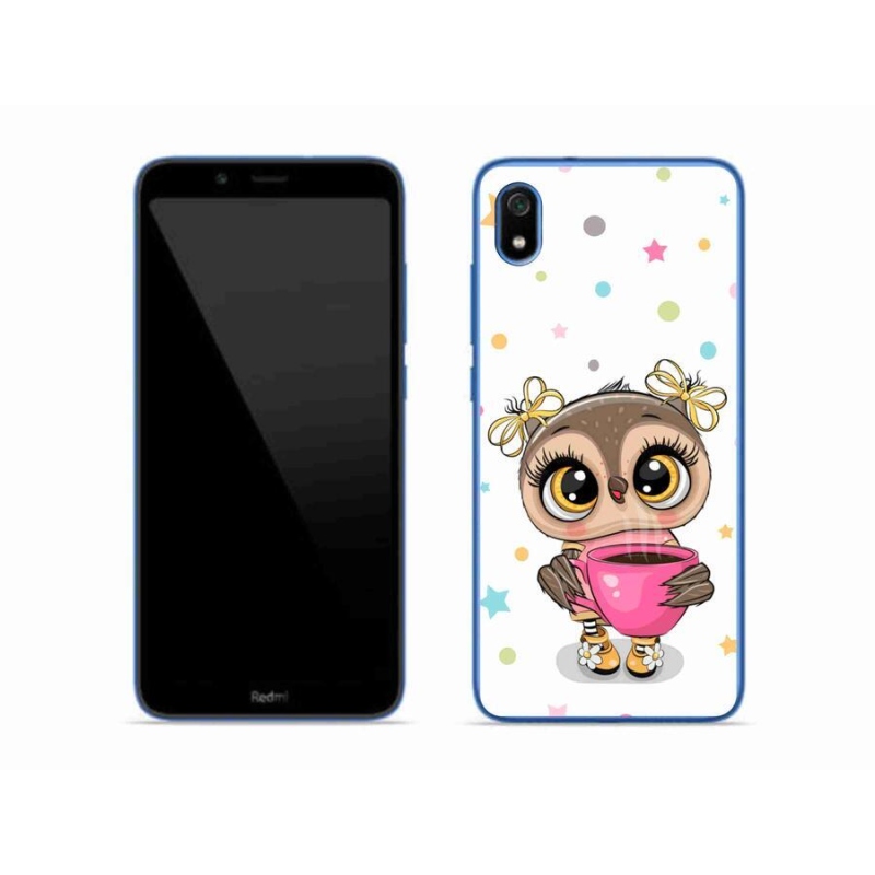 Gelový kryt mmCase na mobil Xiaomi Redmi 7A - kreslená sovička