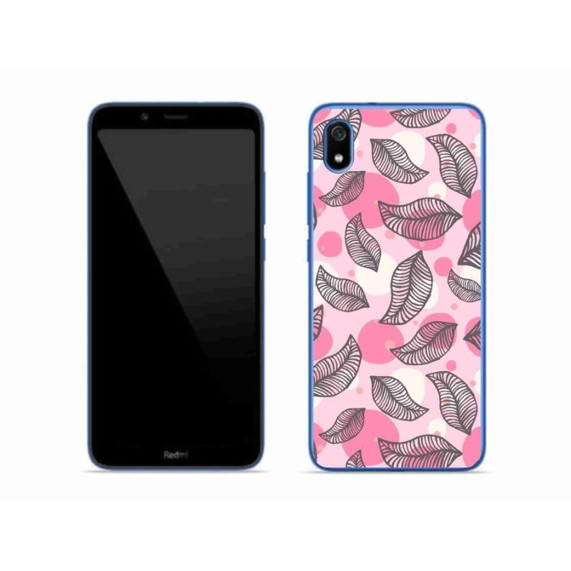 Gelový kryt mmCase na mobil Xiaomi Redmi 7A - kreslené padající listy