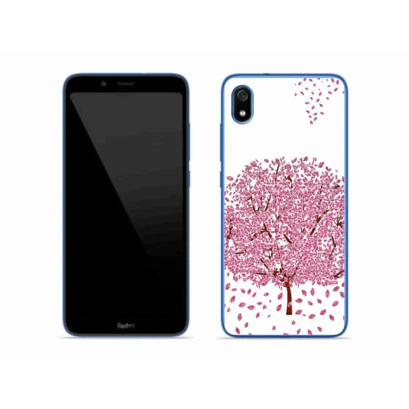Gelový kryt mmCase na mobil Xiaomi Redmi 7A - kreslený strom s listy