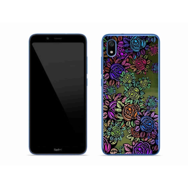 Gelový kryt mmCase na mobil Xiaomi Redmi 7A - květiny 6