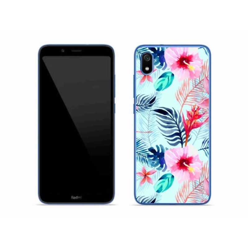 Gelový kryt mmCase na mobil Xiaomi Redmi 7A - květiny