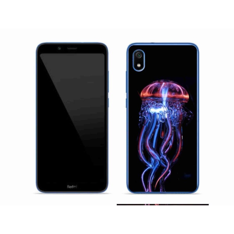 Gelový kryt mmCase na mobil Xiaomi Redmi 7A - medúza