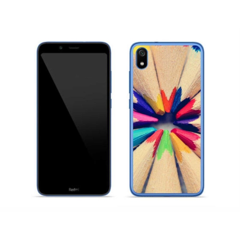 Gelový kryt mmCase na mobil Xiaomi Redmi 7A - pastelky