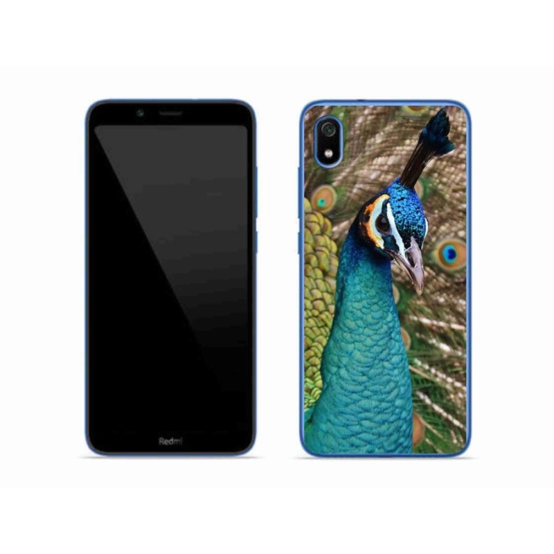 Gelový kryt mmCase na mobil Xiaomi Redmi 7A - páv