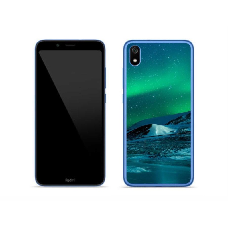 Gelový kryt mmCase na mobil Xiaomi Redmi 7A - polární záře