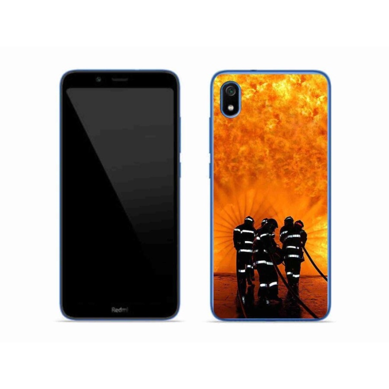 Gelový kryt mmCase na mobil Xiaomi Redmi 7A - požár
