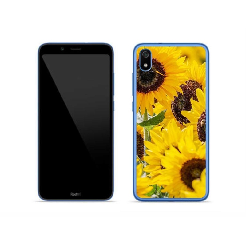 Gelový kryt mmCase na mobil Xiaomi Redmi 7A - slunečnice