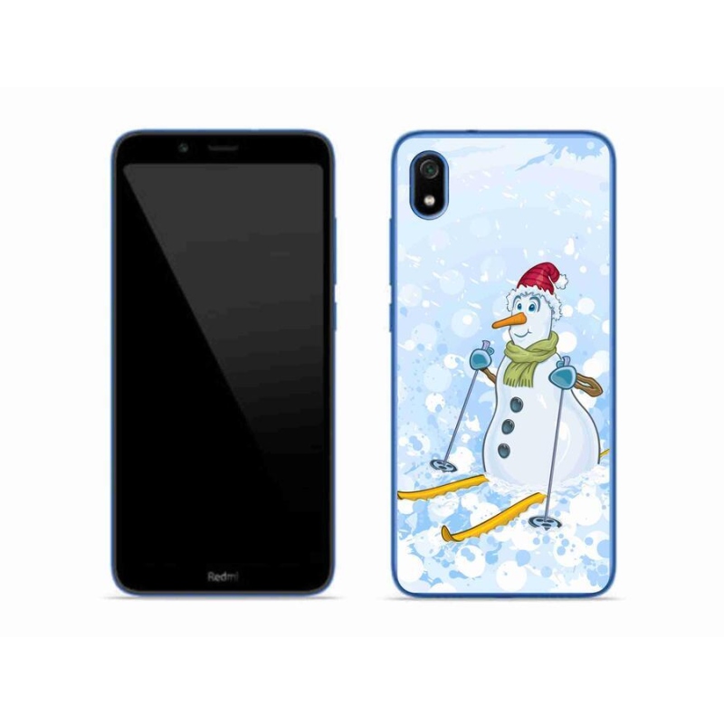 Gelový kryt mmCase na mobil Xiaomi Redmi 7A - sněhulák