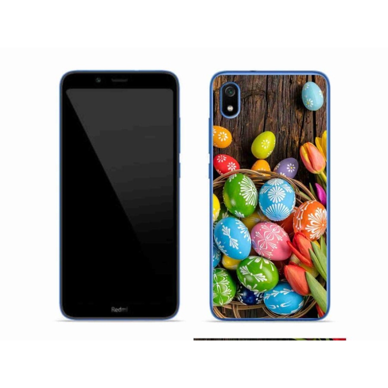 Gelový kryt mmCase na mobil Xiaomi Redmi 7A - velikonoční vajíčka