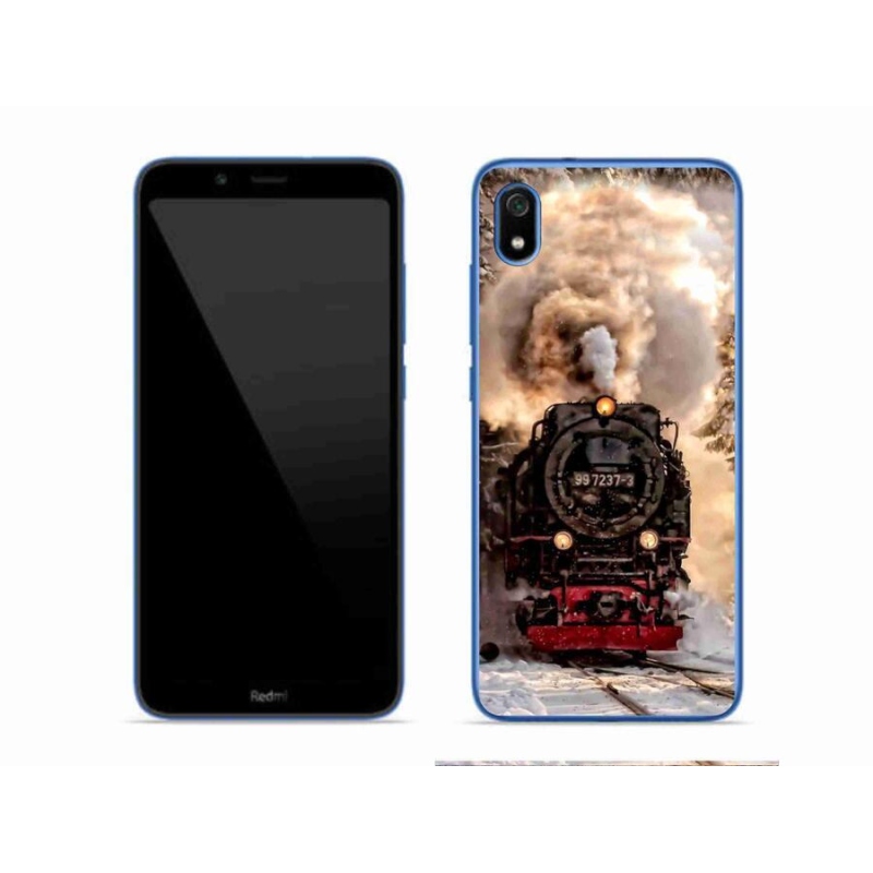 Gelový kryt mmCase na mobil Xiaomi Redmi 7A - vlak