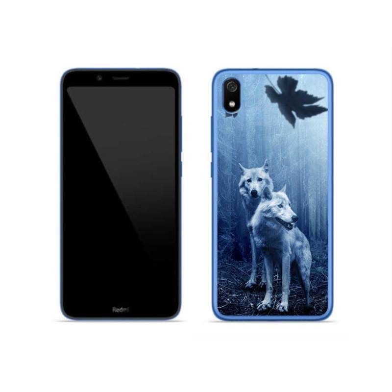 Gelový kryt mmCase na mobil Xiaomi Redmi 7A - vlci v lese