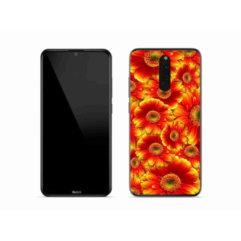 Gelový kryt mmCase na mobil Xiaomi Redmi 8 - gerbera 1