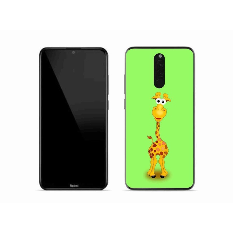 Gelový kryt mmCase na mobil Xiaomi Redmi 8 - kreslená žirafa