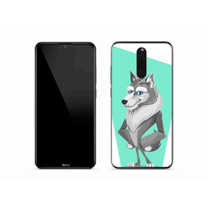 Gelový kryt mmCase na mobil Xiaomi Redmi 8 - kreslený vlk