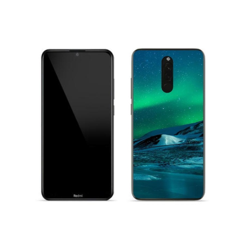 Gelový kryt mmCase na mobil Xiaomi Redmi 8 - polární záře