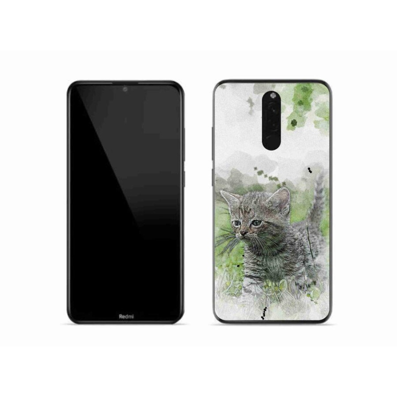 Gelový kryt mmCase na mobil Xiaomi Redmi 8 - roztomilé kotě 1