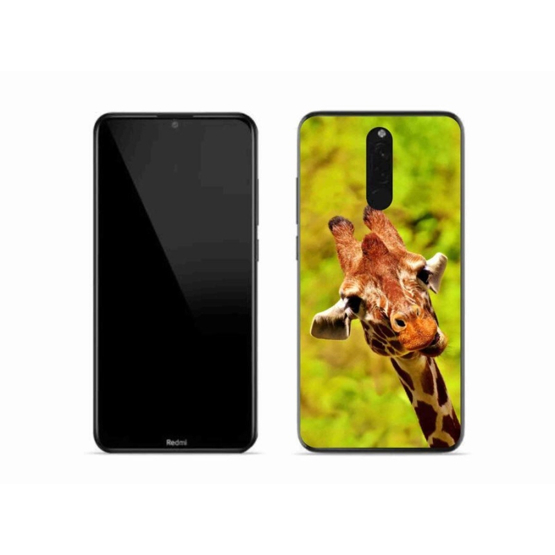 Gelový kryt mmCase na mobil Xiaomi Redmi 8 - žirafa
