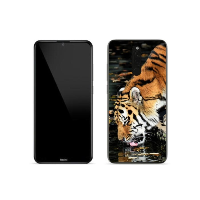 Gelový kryt mmCase na mobil Xiaomi Redmi 8 - žíznivý tygr