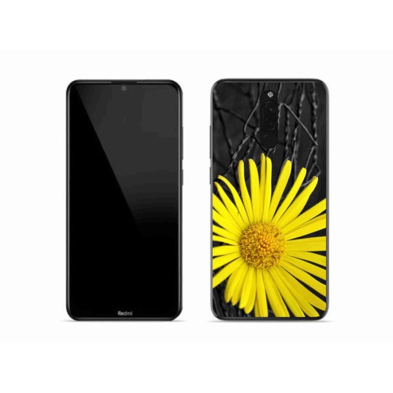 Gelový kryt mmCase na mobil Xiaomi Redmi 8 - žlutá květina