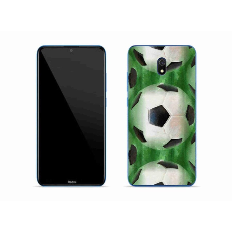 Gelový kryt mmCase na mobil Xiaomi Redmi 8A - fotbalový míč