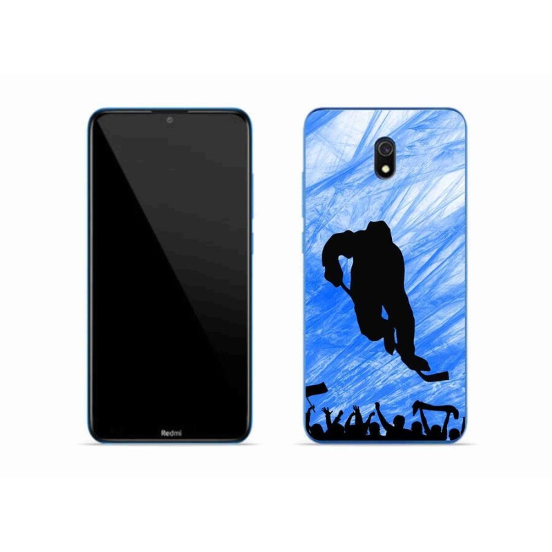 Gelový kryt mmCase na mobil Xiaomi Redmi 8A - hokejový hráč
