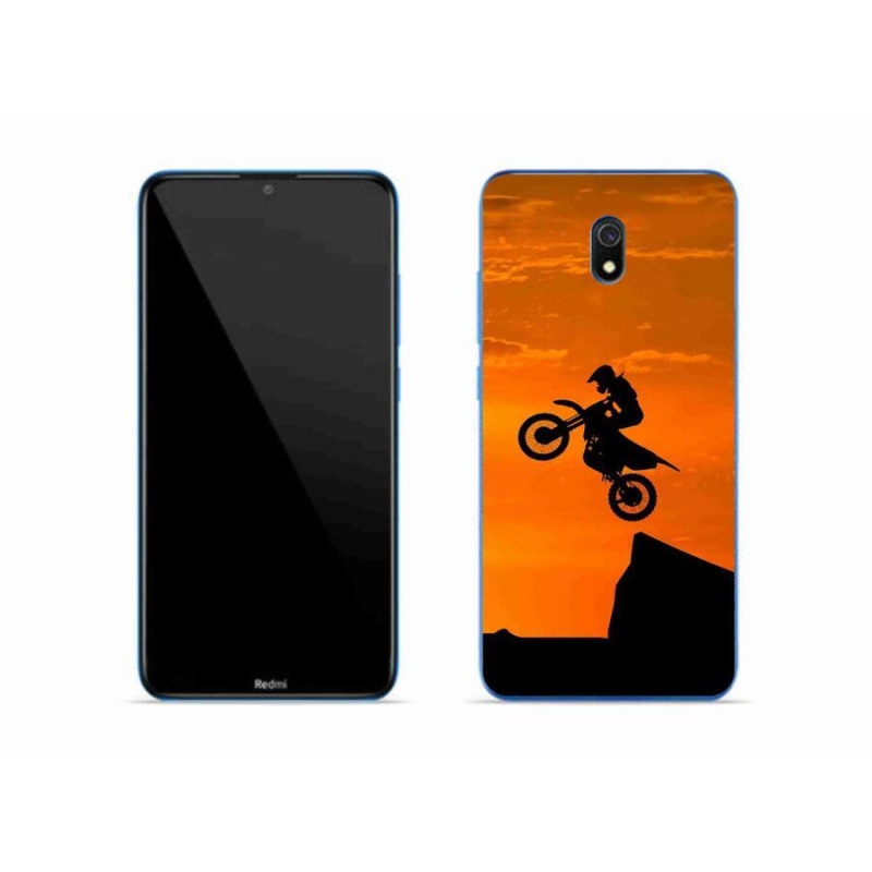 Gelový kryt mmCase na mobil Xiaomi Redmi 8A - motocross