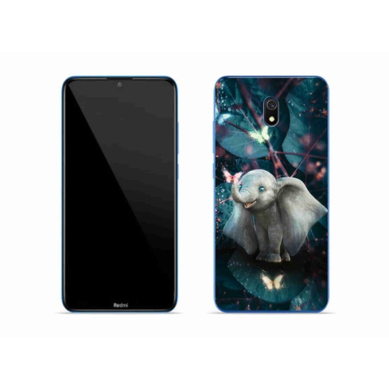 Gelový kryt mmCase na mobil Xiaomi Redmi 8A - roztomilý slon