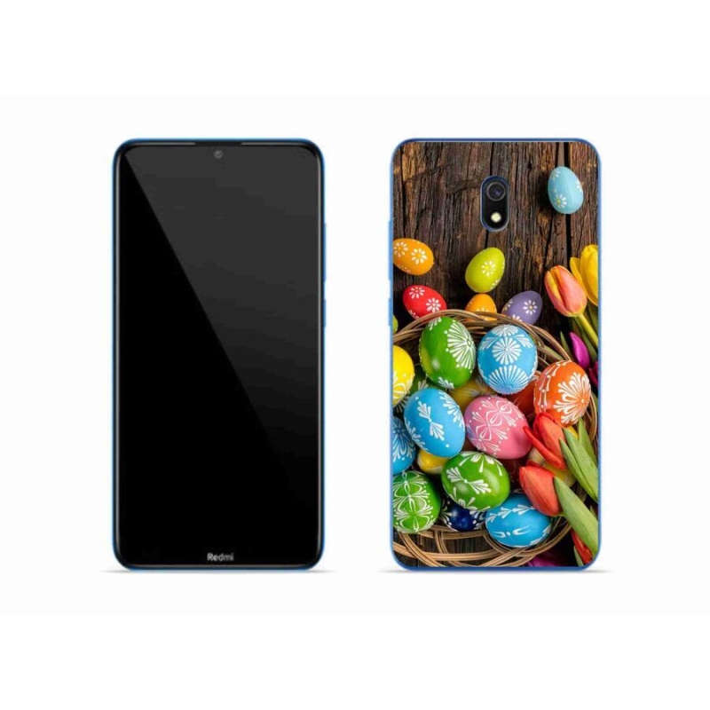 Gelový kryt mmCase na mobil Xiaomi Redmi 8A - velikonoční vajíčka