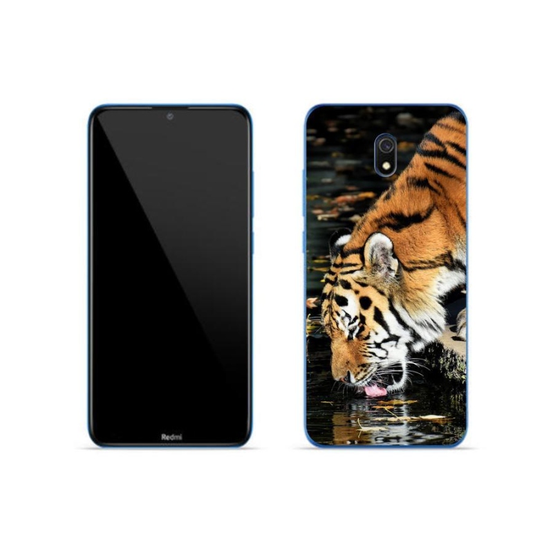 Gelový kryt mmCase na mobil Xiaomi Redmi 8A - žíznivý tygr