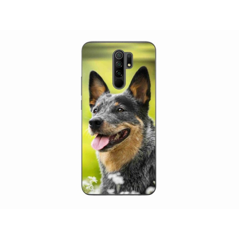 Gelový kryt mmCase na mobil Xiaomi Redmi 9 - australský honácký pes