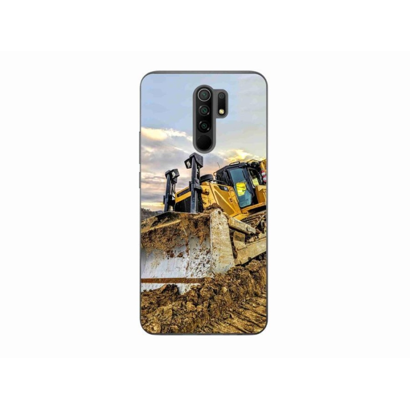 Gelový kryt mmCase na mobil Xiaomi Redmi 9 - bagr