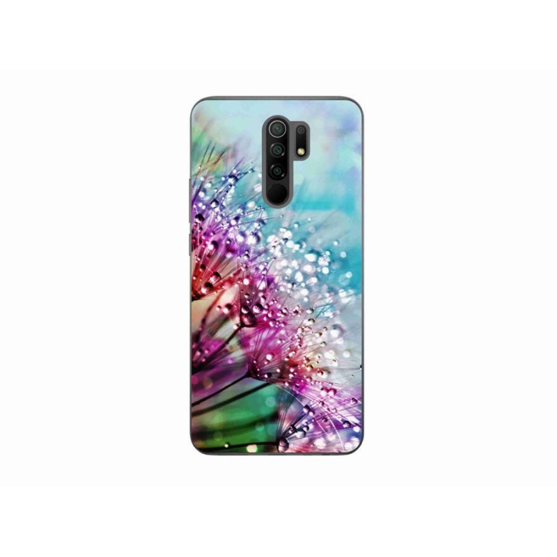 Gelový kryt mmCase na mobil Xiaomi Redmi 9 - barevné květy