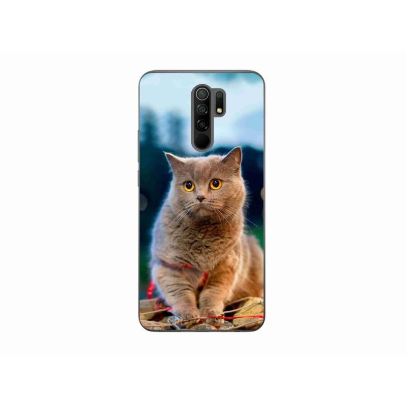 Gelový kryt mmCase na mobil Xiaomi Redmi 9 - britská modrá 2