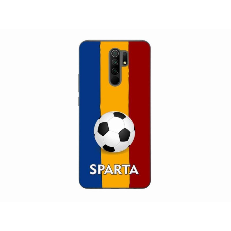 Gelový kryt mmCase na mobil Xiaomi Redmi 9 - fotbal 1