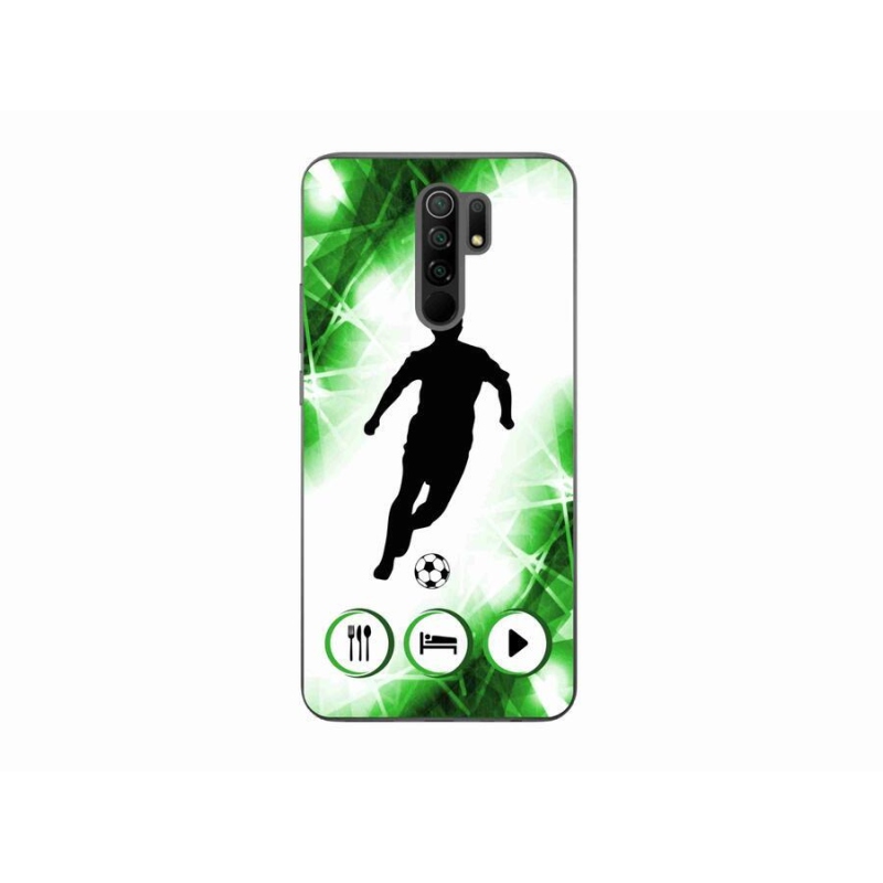 Gelový kryt mmCase na mobil Xiaomi Redmi 9 - fotbalista
