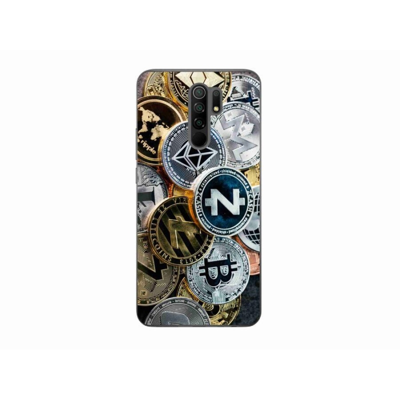 Gelový kryt mmCase na mobil Xiaomi Redmi 9 - kryptoměny