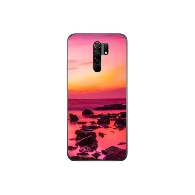 Gelový kryt mmCase na mobil Xiaomi Redmi 9 - moře a záře
