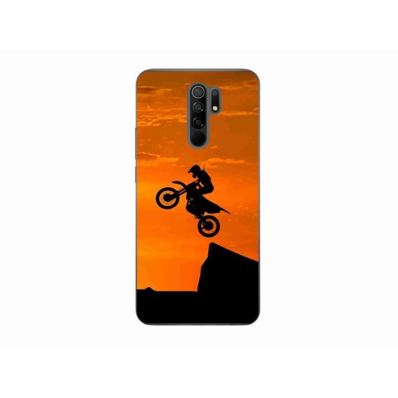 Gelový kryt mmCase na mobil Xiaomi Redmi 9 - motocross